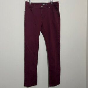 Royal Blue Skinny Fit Size 34x32 Maroon Jeans